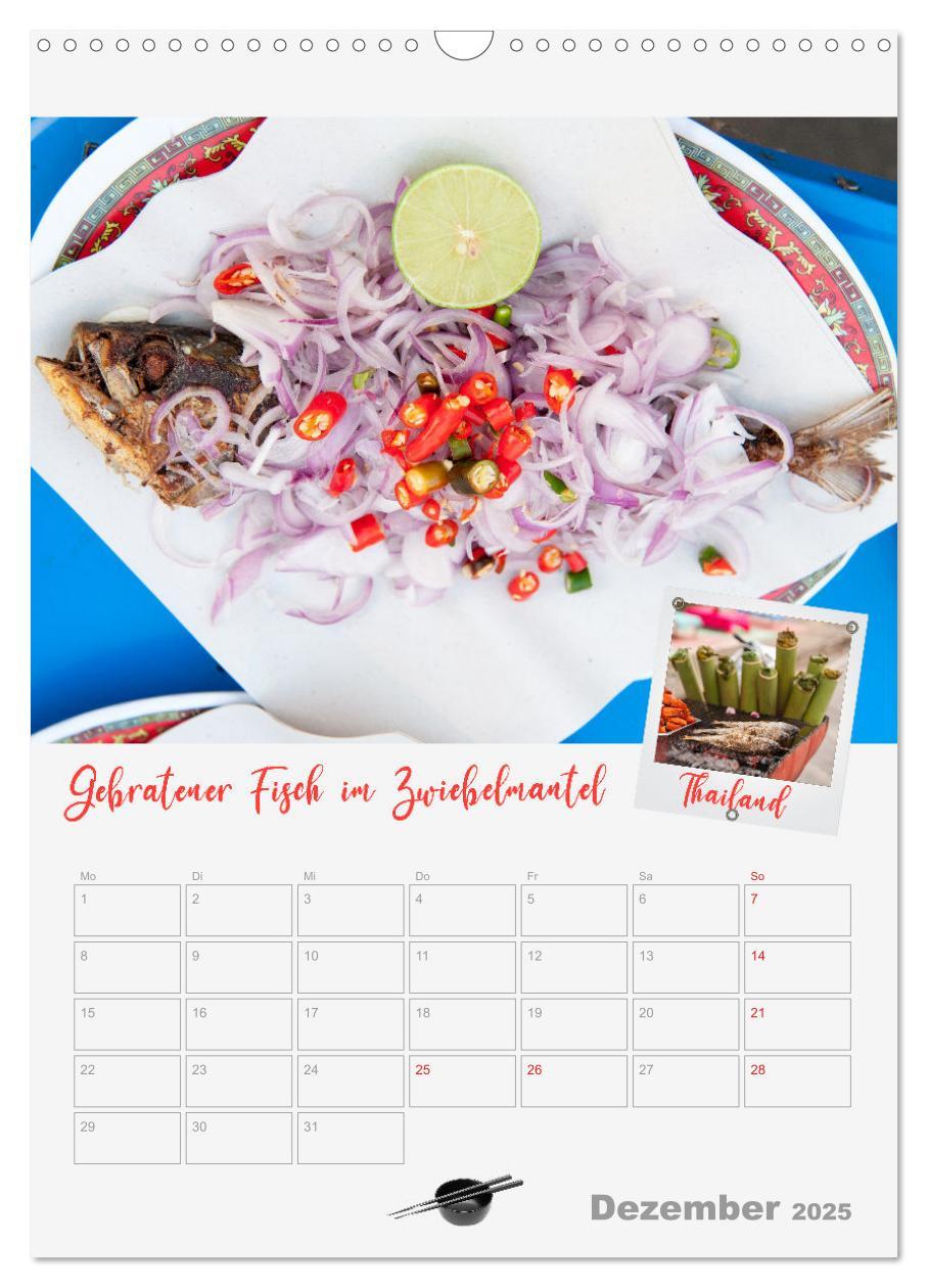 Bild: 9783435925162 | ASIA STREET FOOD - Der Küchenplaner (Wandkalender 2025 DIN A3...