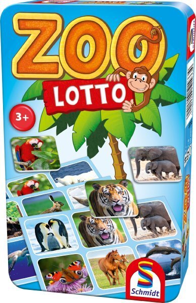 Cover: 4001504514334 | Zoo Lotto (Kinderspiel) | Spiel | In Metallbox | 2020 | Schmidt