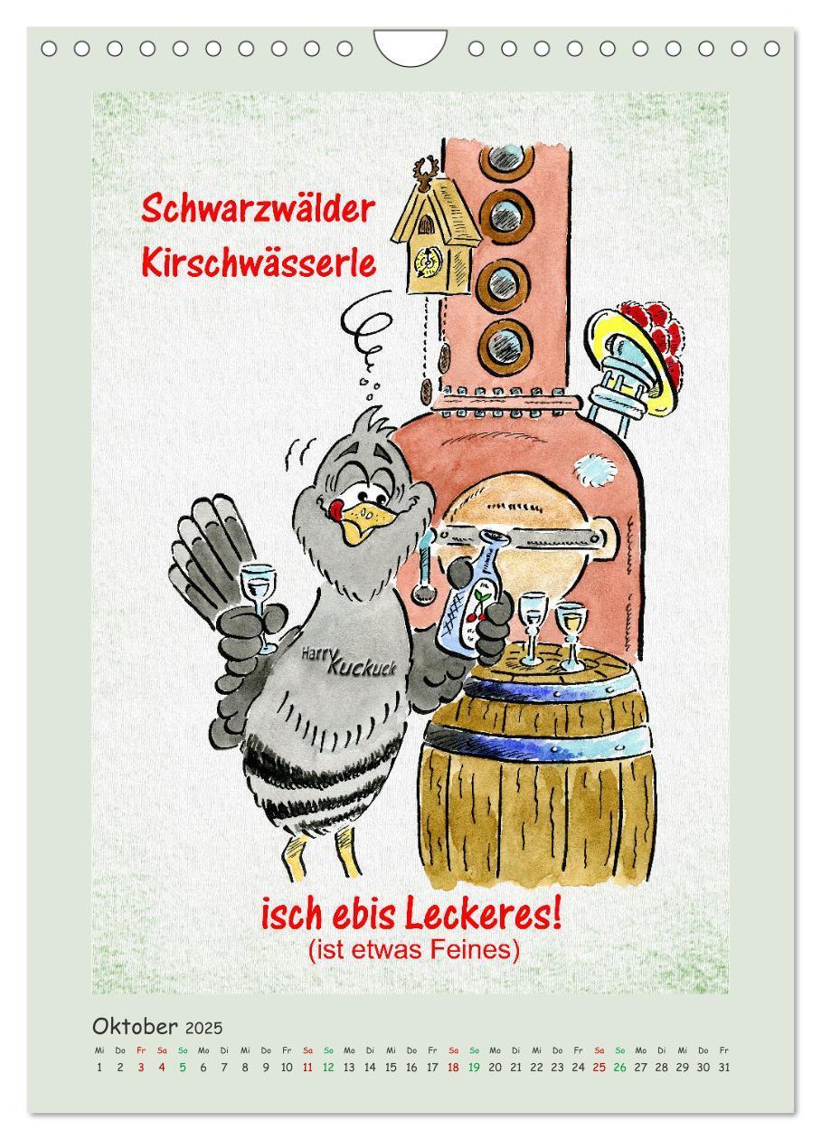 Bild: 9783435932337 | Bollenhut Cartoons (Wandkalender 2025 DIN A4 hoch), CALVENDO...