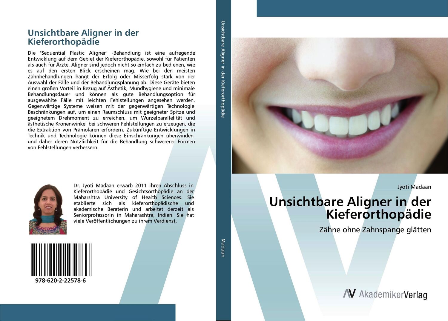 Cover: 9786202225786 | Unsichtbare Aligner in der Kieferorthopädie | Jyoti Madaan | Buch