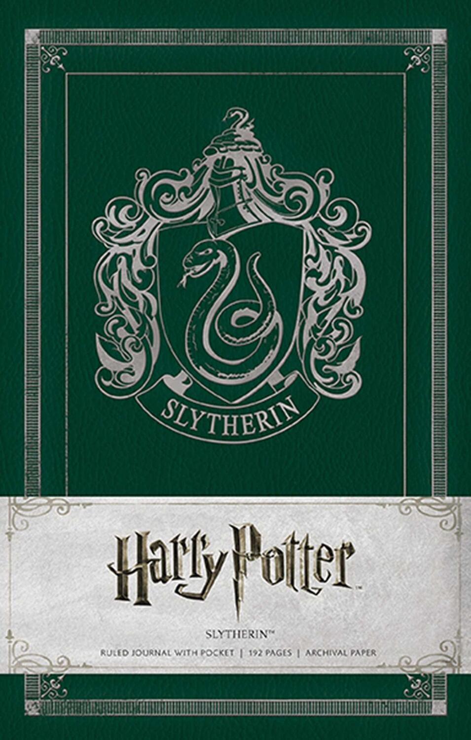 Cover: 9781608875610 | Harry Potter Slytherin Hardcover Ruled Journal | Notizbücher | 2015
