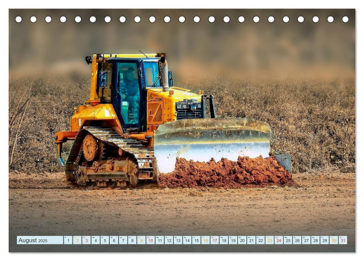 Bild: 9783435289363 | Bulldozer - bärenstarke Arbeitstiere (Tischkalender 2025 DIN A5...