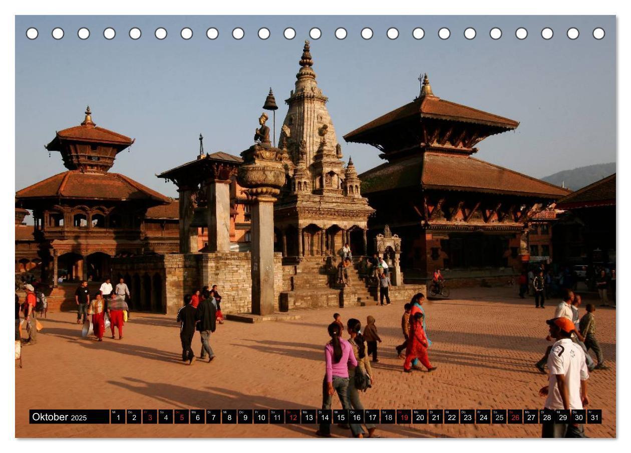 Bild: 9783435723492 | Nepal (Tischkalender 2025 DIN A5 quer), CALVENDO Monatskalender | 2025