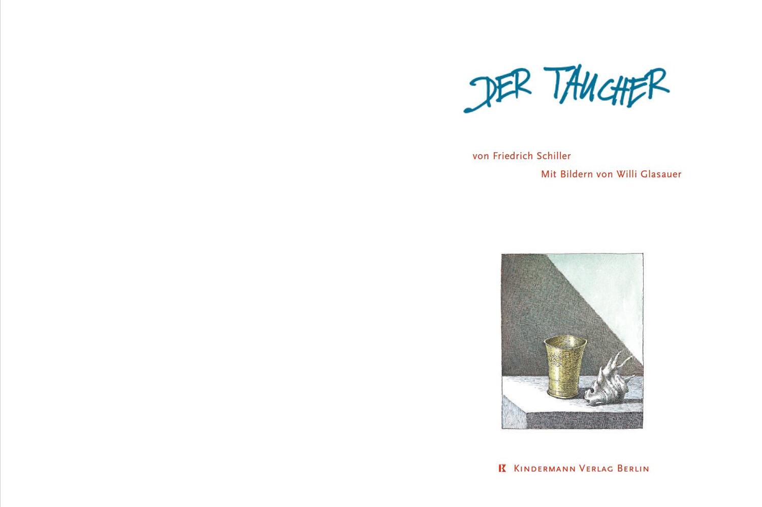 Bild: 9783934029330 | Der Taucher | Friedrich Schiller | Buch | Poesie für Kinder | Deutsch