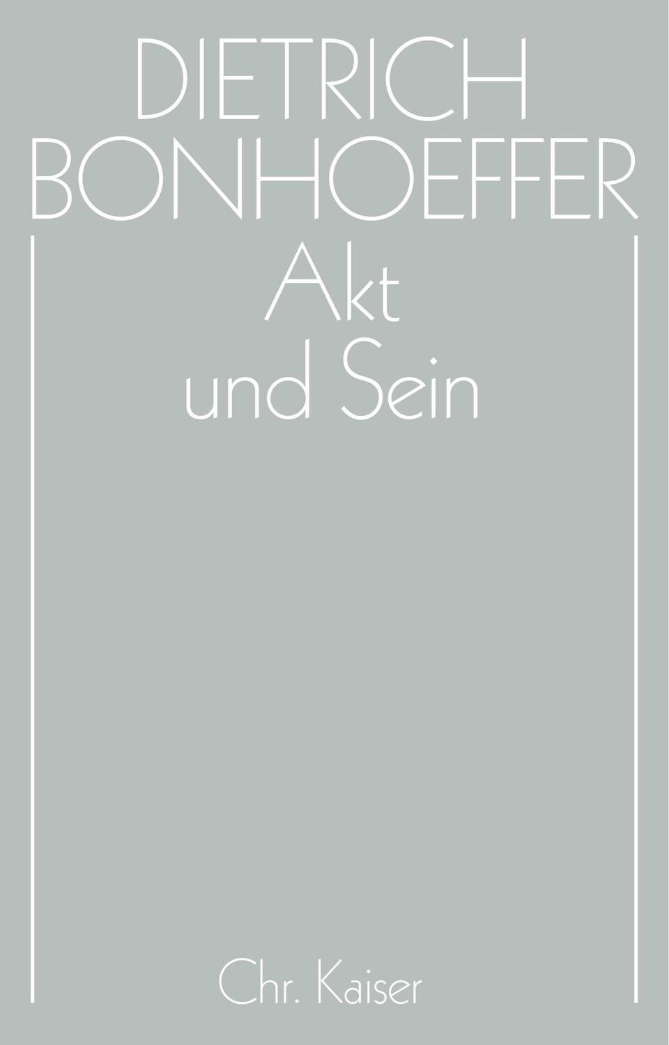 Cover: 9783579018720 | Akt und Sein | Hans-Richard Reuter | Buch | 220 S. | Deutsch | 1988