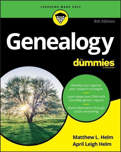 Cover: 9781119411963 | Genealogy For Dummies | Matthew L. Helm (u. a.) | Taschenbuch | 2017