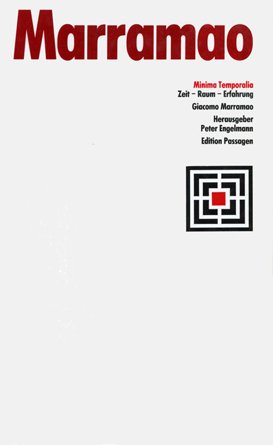 Cover: 9783900767822 | Minima Temporalia | Zeit - Raum - Erfahrung. Hrsg. v. Peter Engelmann