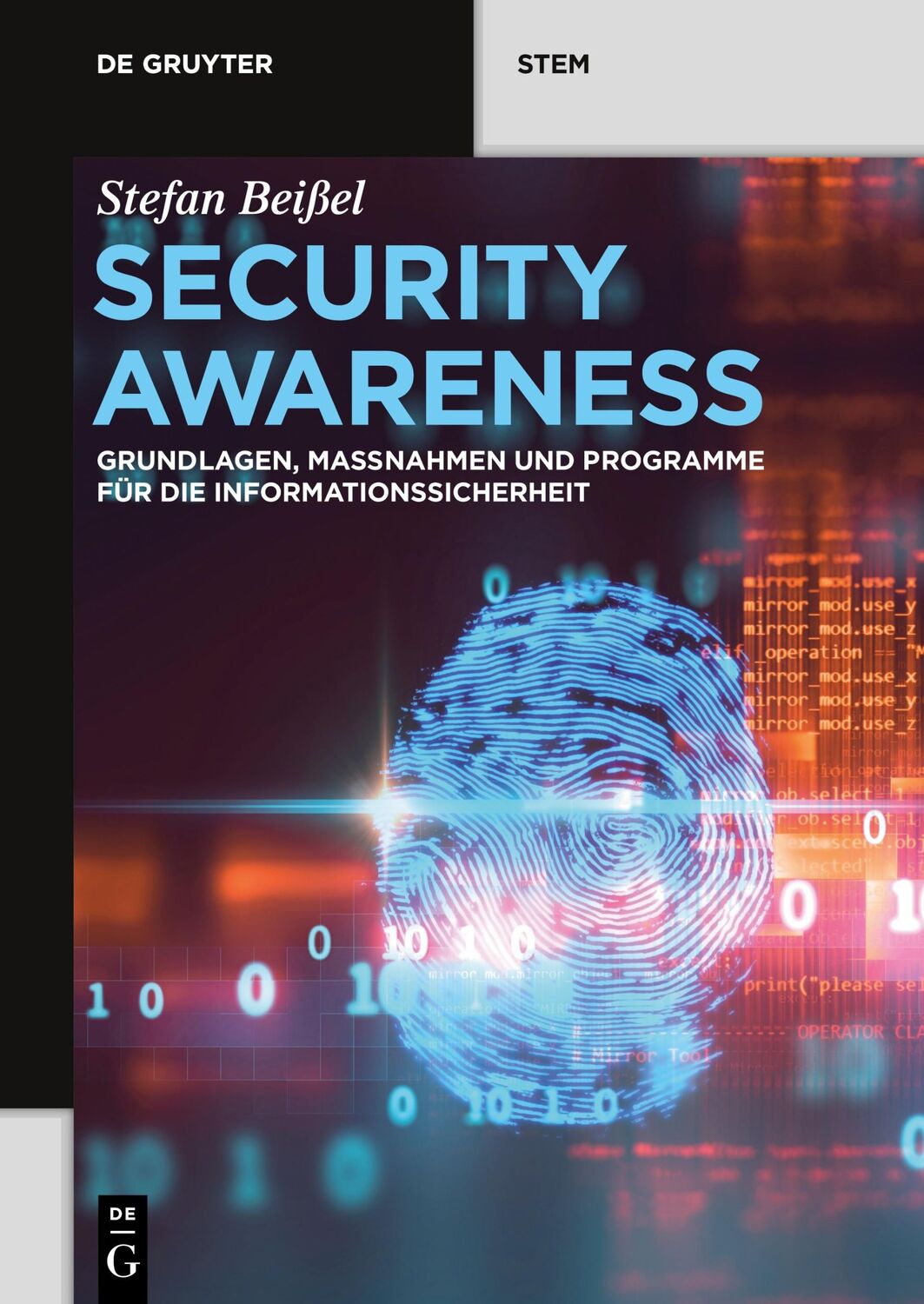 Cover: 9783110668254 | Security Awareness | Stefan Beißel | Taschenbuch | De Gruyter STEM | X