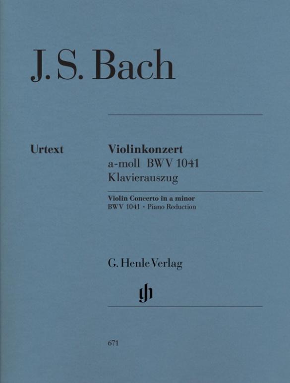 Cover: 9790201806716 | Konzert für Violine und Orchester a-moll BWV 1041 | Bach | Taschenbuch
