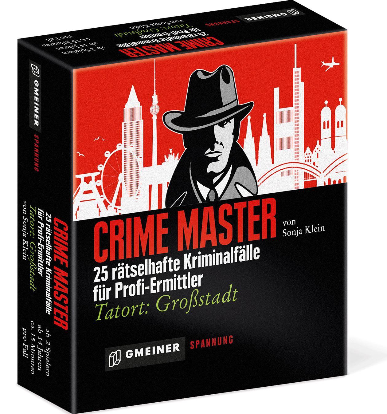 Cover: 4260220581567 | Crime Master | 25 rätselhafte Kriminalfälle für Profi-Ermittler | 2016