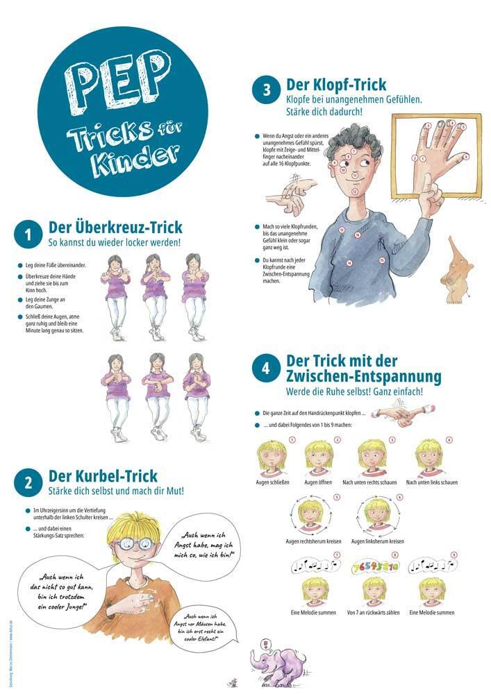 Cover: 4260215850098 | PEP-Tricks für Kinder | Übungsposter | Stefanie Kirschbaum (u. a.)