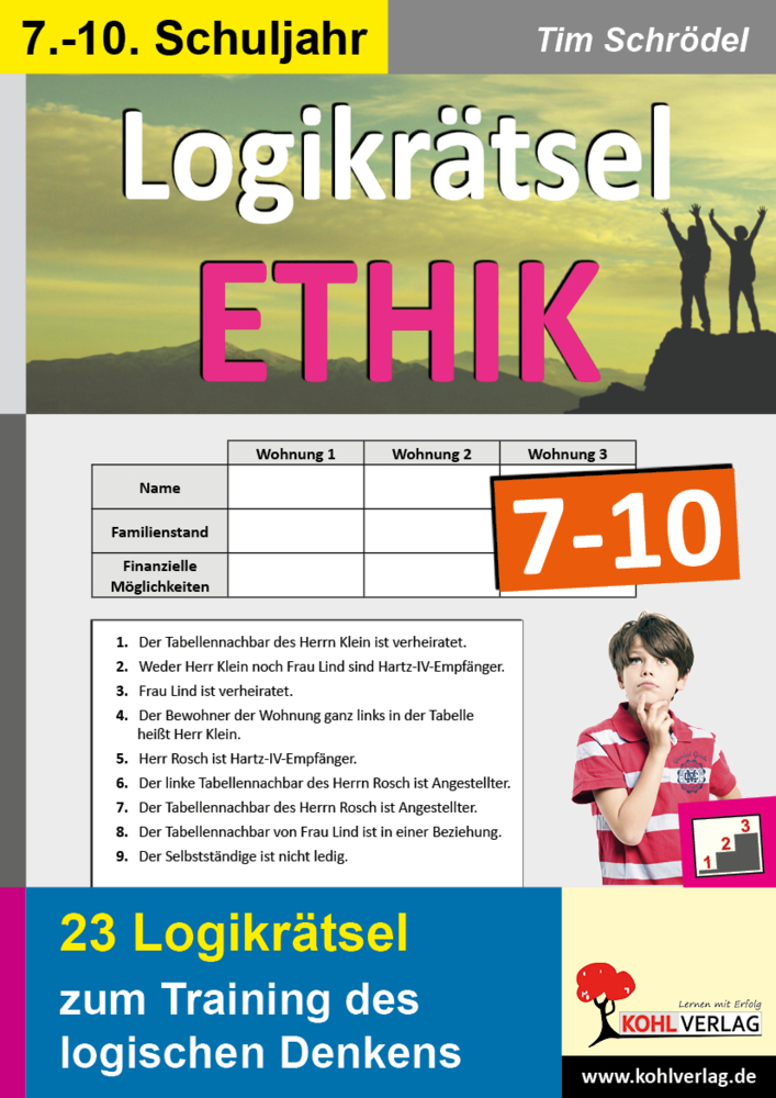 Cover: 9783956865084 | Logikrätsel Ethik 7-10 | Tim Schrödel | Taschenbuch | 2014