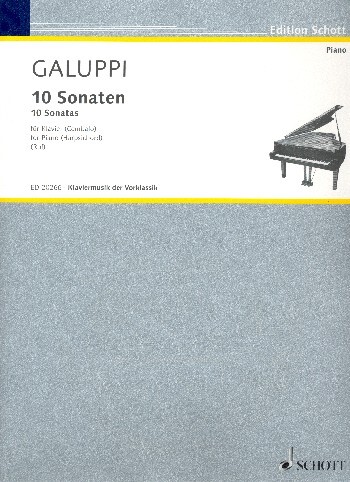 Cover: 9790001149457 | 10 Sonaten | Baldassare Galuppi | Buch | 84 S. | Deutsch | 2008