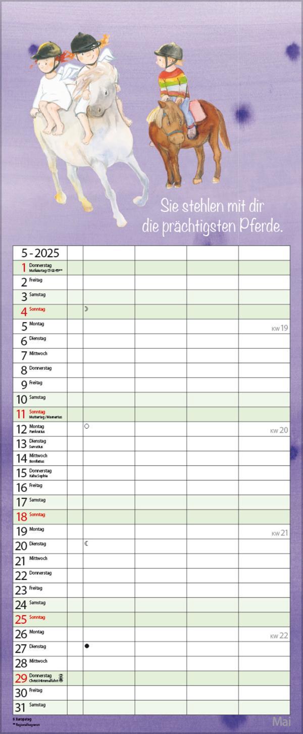 Bild: 9783731876847 | Familientimer Schutzengel 2025 | Verlag Korsch | Kalender | 14 S.