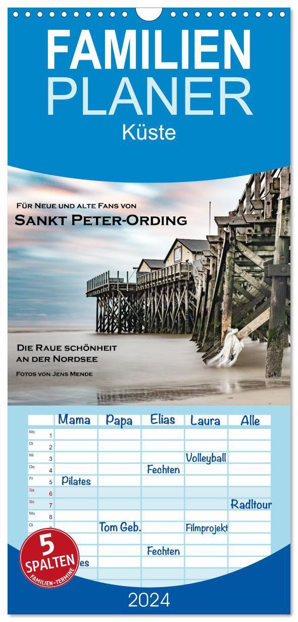 Cover: 9783675916340 | Familienplaner 2024 - Sankt Peter-Ording: Die raue Schönheit an der...