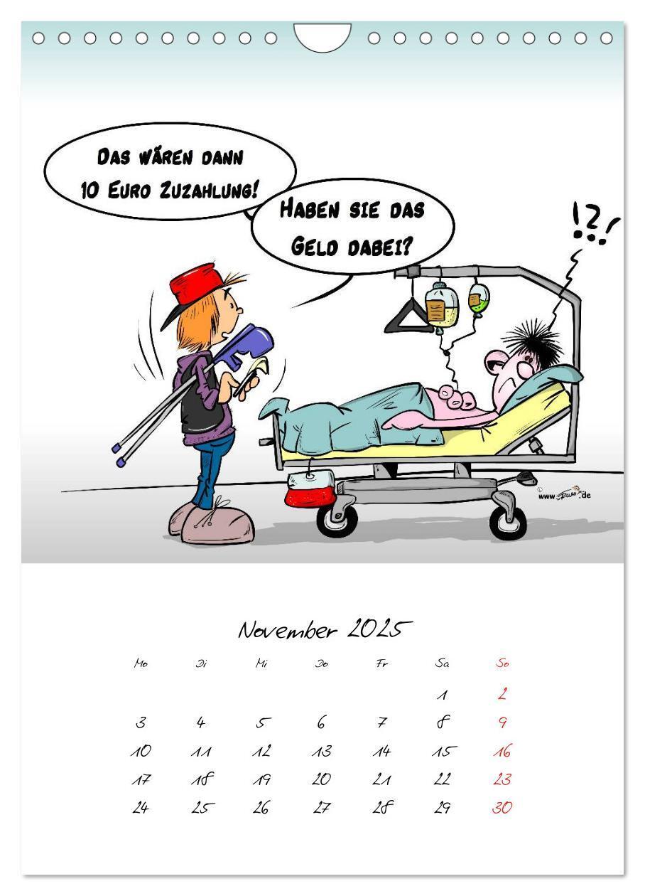 Bild: 9783457046050 | Trumix Cartoons - Gesundheit (Wandkalender 2025 DIN A4 hoch),...