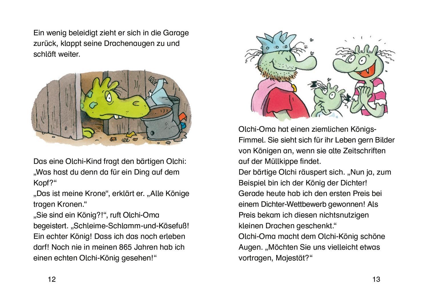 Bild: 9783789121463 | Die Olchis und der faule König | Lesestarter. 3. Lesestufe | Dietl