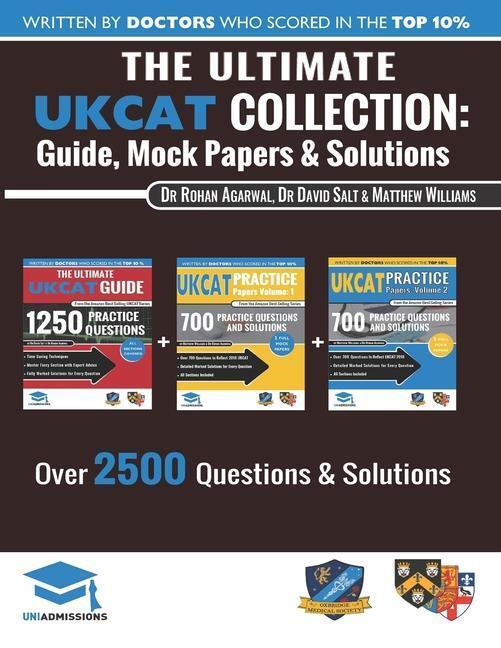 Cover: 9781912557332 | The Ultimate UKCAT Collection: 3 Books In One, 2,650 Practice...