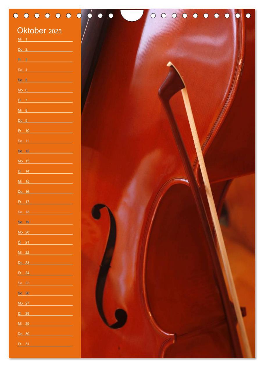 Bild: 9783457010891 | Geliebtes Cello (Wandkalender 2025 DIN A4 hoch), CALVENDO...