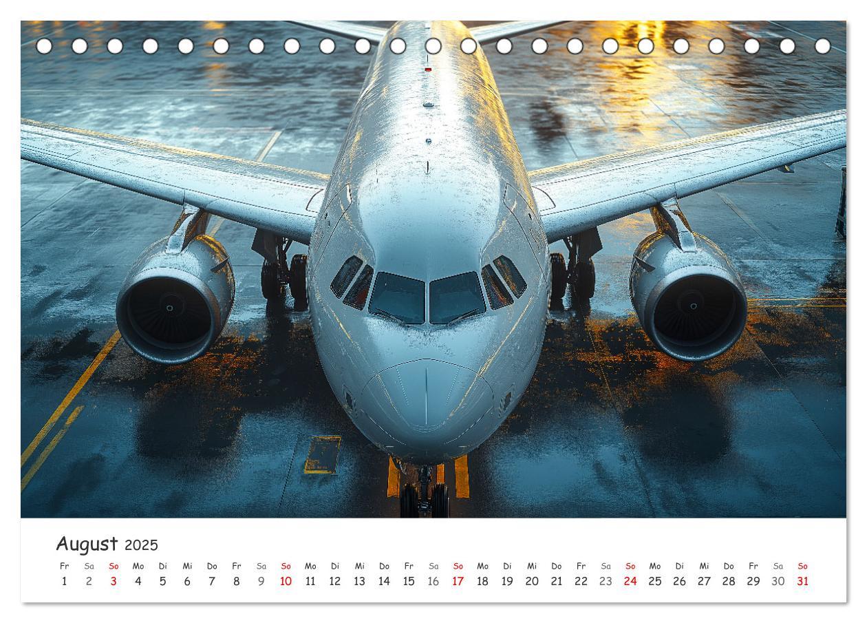 Bild: 9783457214077 | Flugzeugkalender - Die schönsten Passagiermaschinen (Tischkalender...