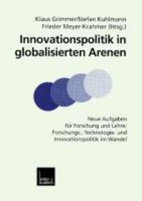 Cover: 9783810025630 | Innovationspolitik in globalisierten Arenen | Klaus Grimmer (u. a.)