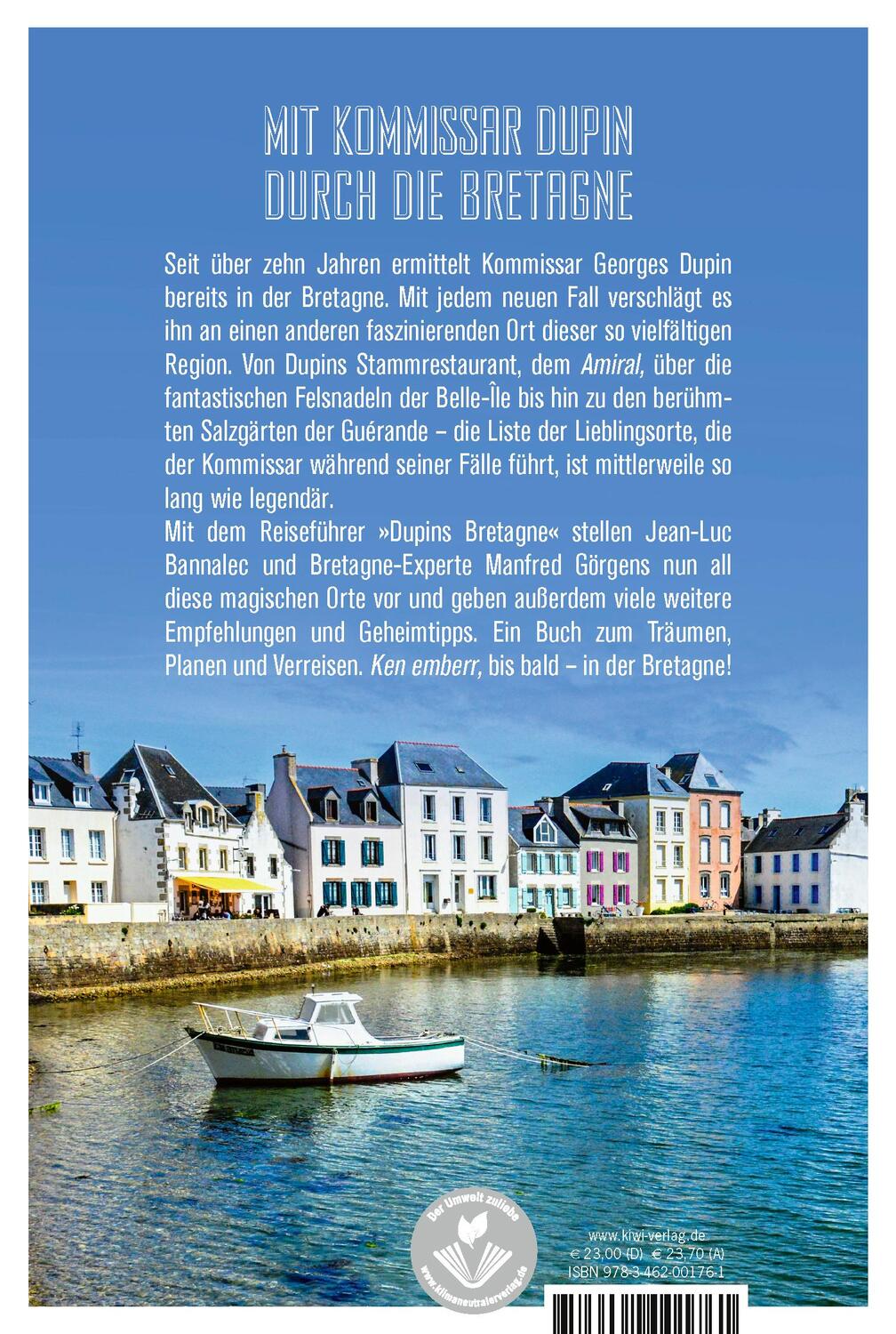 Rückseite: 9783462001761 | Dupins Bretagne | Ein Reiseführer | Jean-Luc Bannalec | Taschenbuch