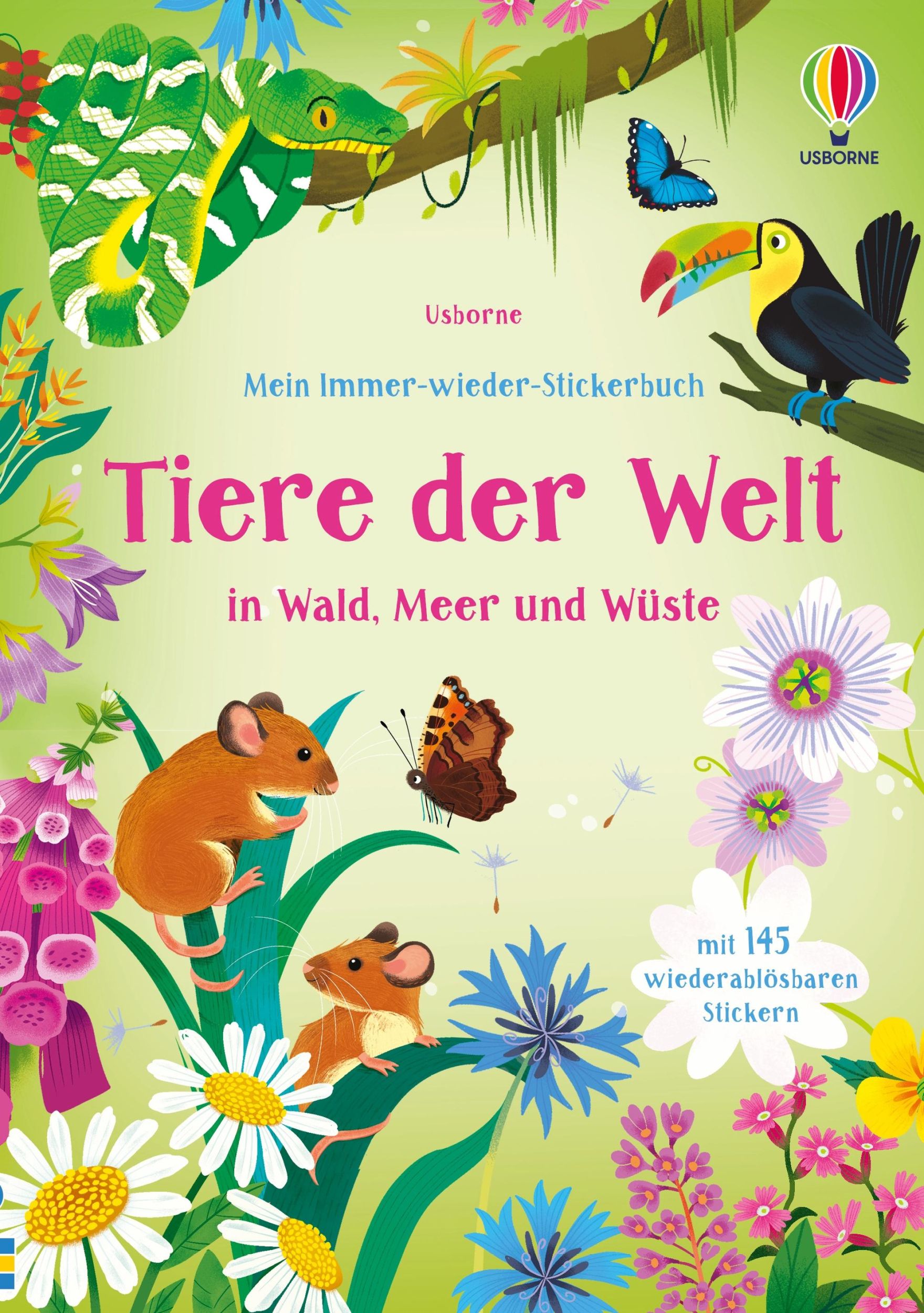 Cover: 9781035703326 | Mein Immer-wieder-Stickerbuch: Tiere der Welt | Taschenbuch | 32 S.