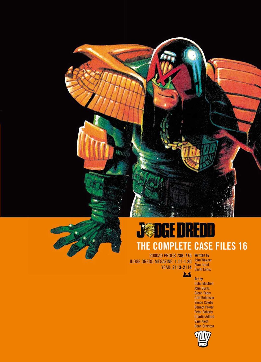 Cover: 9781906735500 | Judge Dredd: The Complete Case Files 16 | Garth Ennis (u. a.) | Buch