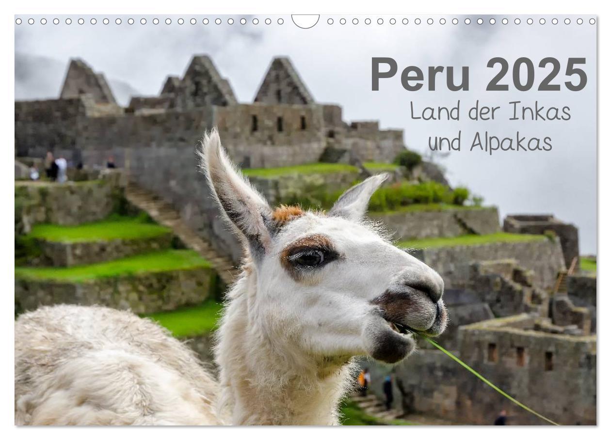 Cover: 9783435724444 | Peru - Land der Inkas und Alpakas (Wandkalender 2025 DIN A3 quer),...