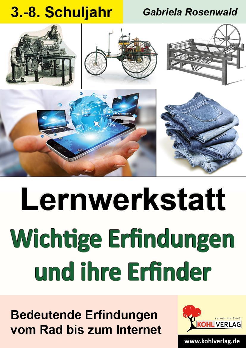 Cover: 9783866329966 | Lernwerkstatt Wichtige Erfindungen und ihre Erfinder | Rosenwald