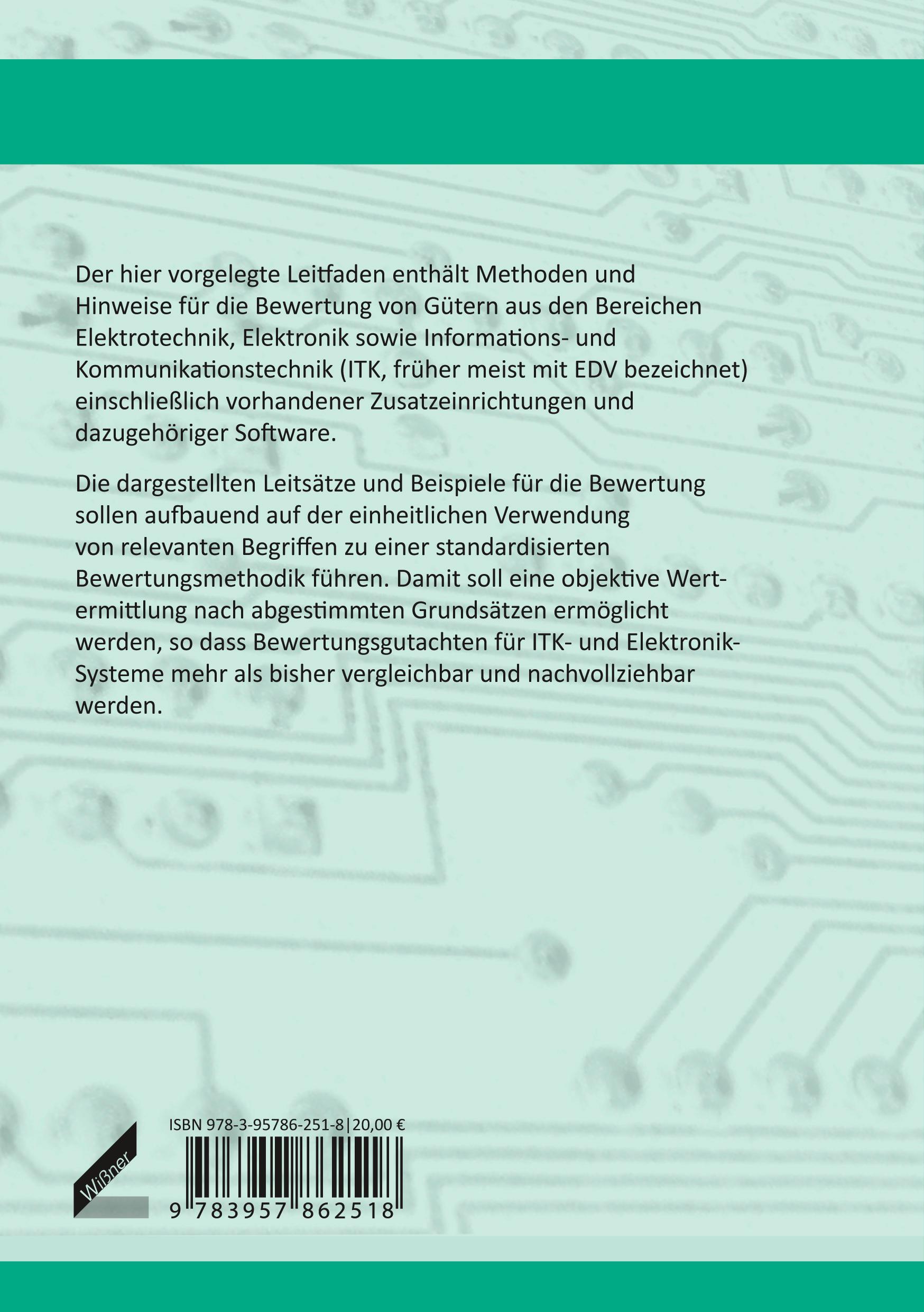 Rückseite: 9783957862518 | Bewertungsleitfaden für ITK-Systeme, Elektronik und...