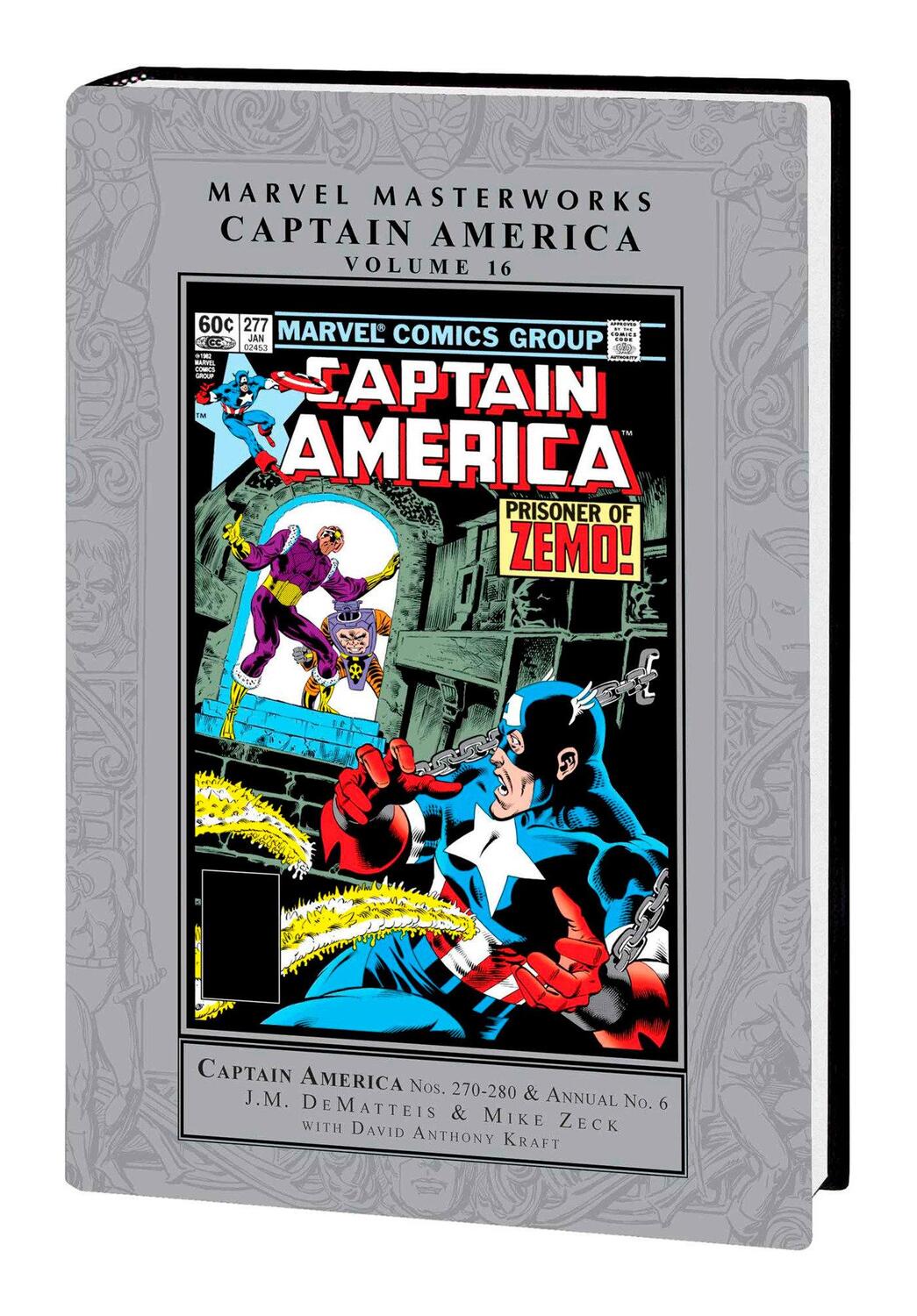 Cover: 9781302955212 | Marvel Masterworks: Captain America Vol. 16 | J M Dematteis (u. a.)