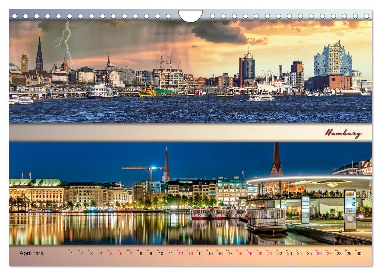 Bild: 9783435134465 | Faszinierende Städte in Deutschland - Panoramen (Wandkalender 2025...