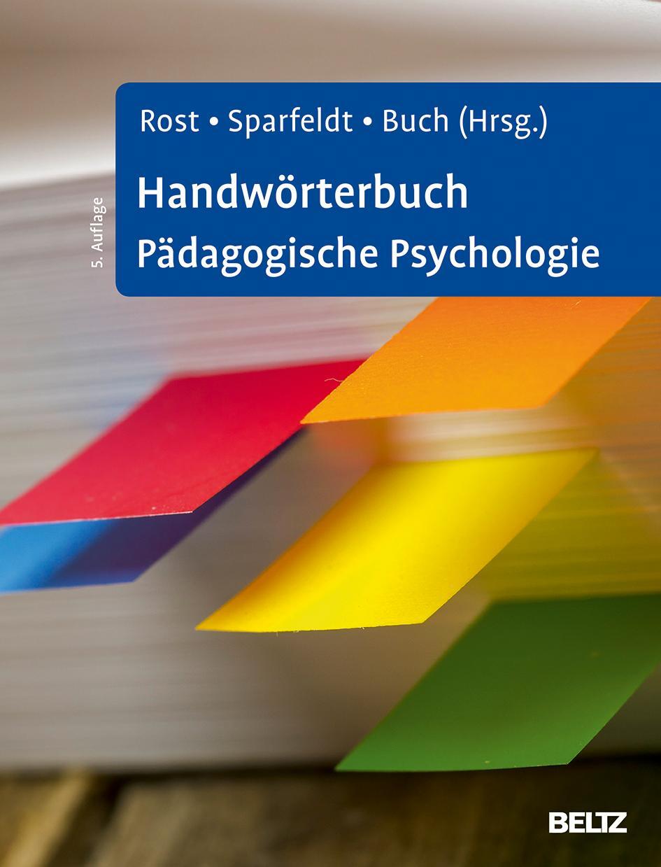 Cover: 9783621282970 | Handwörterbuch Pädagogische Psychologie | Detlef H. Rost (u. a.)