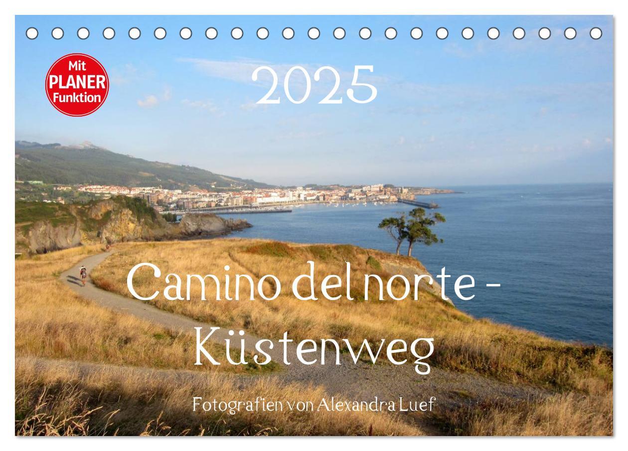 Cover: 9783435519927 | Camino del norte - Küstenweg (Tischkalender 2025 DIN A5 quer),...