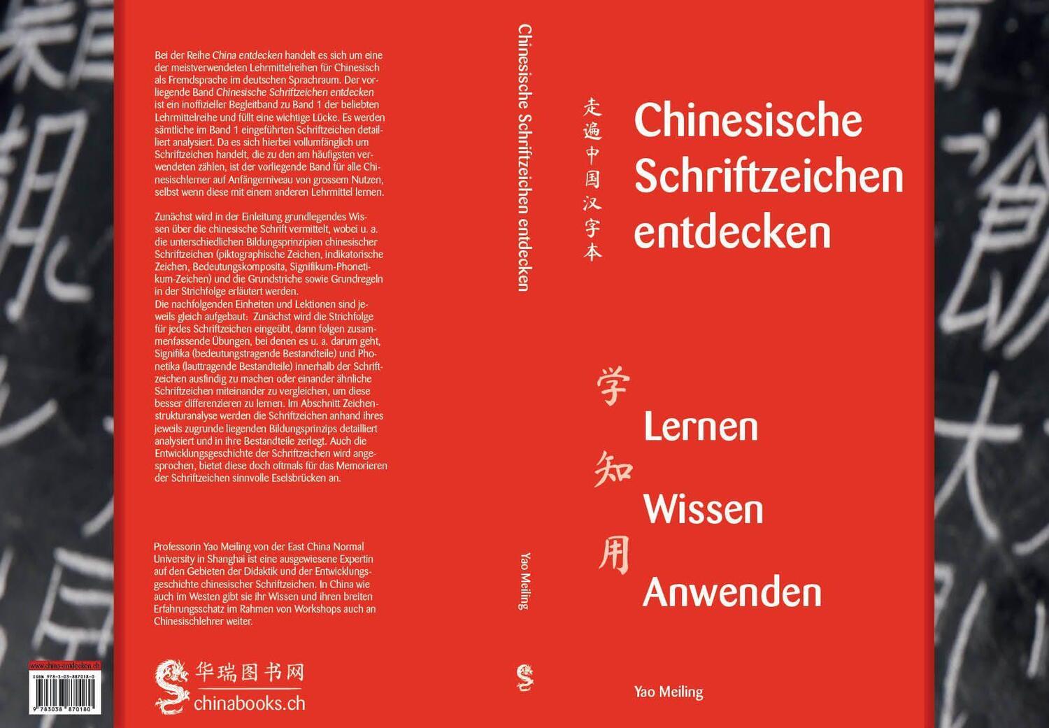 Cover: 9783038870180 | Chinesische Schriftzeichen entdecken - Band 1 | Meiling Yao | Buch