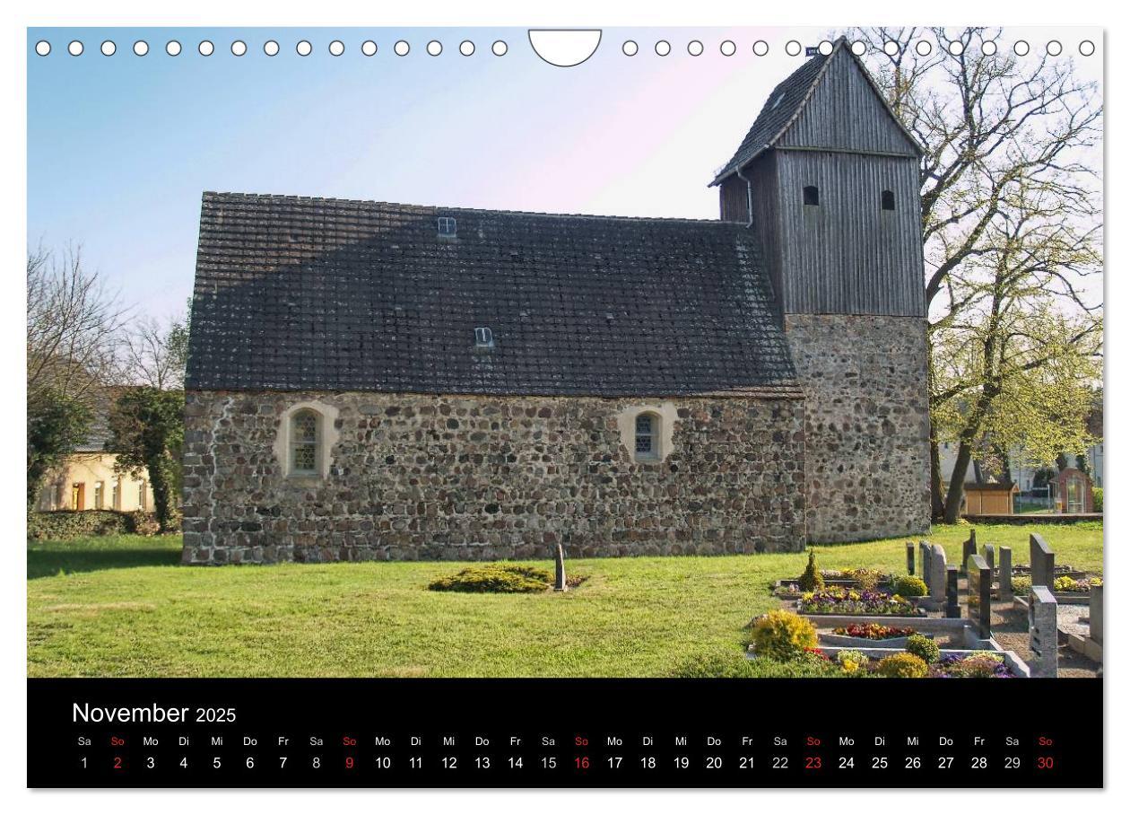 Bild: 9783435763238 | Dorfkirchen in Brandenburg (Wandkalender 2025 DIN A4 quer),...