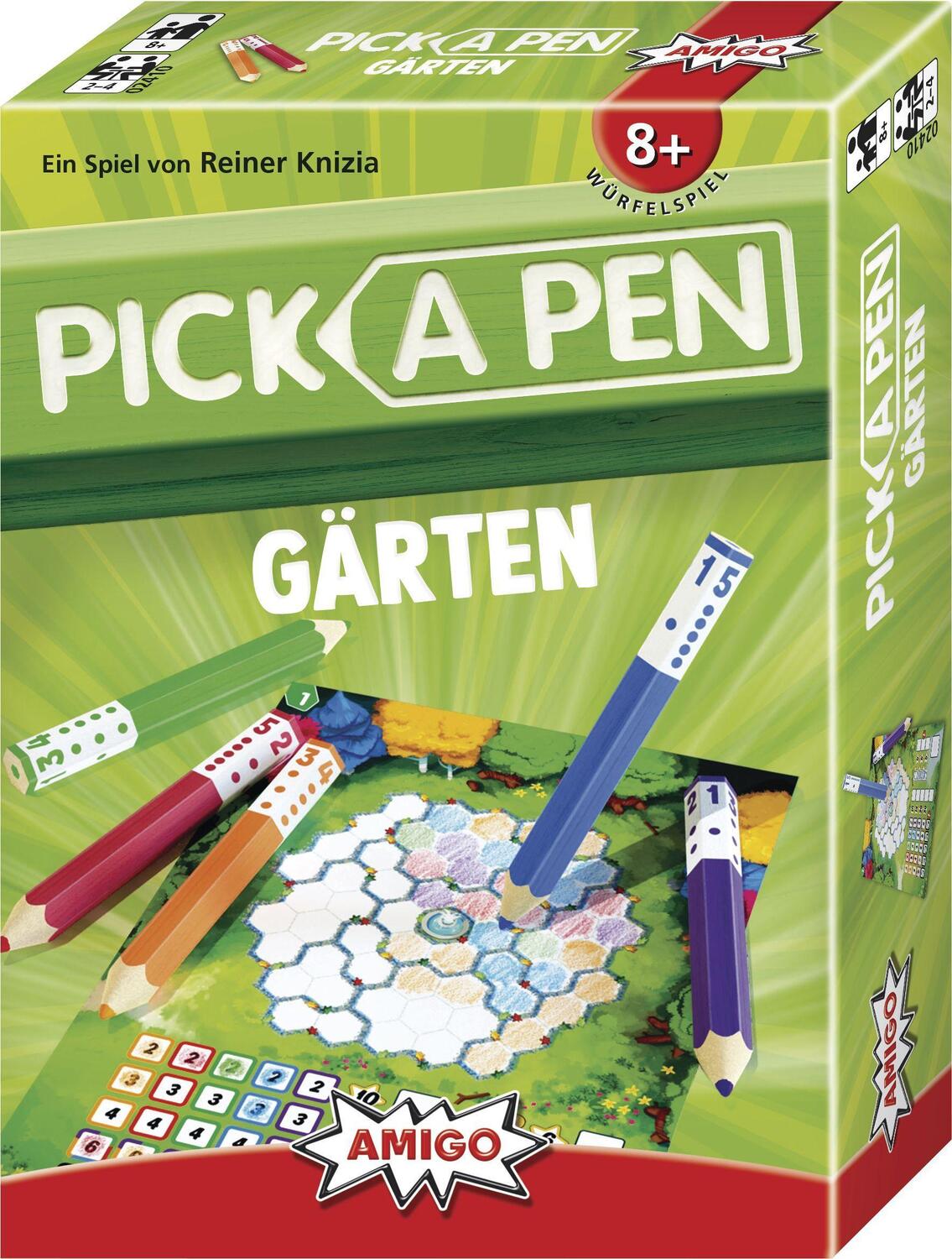 Cover: 4007396024104 | Pick a Pen: Gärten | AMIGO - Familienspiel | AMIGO Spiel Freizeit