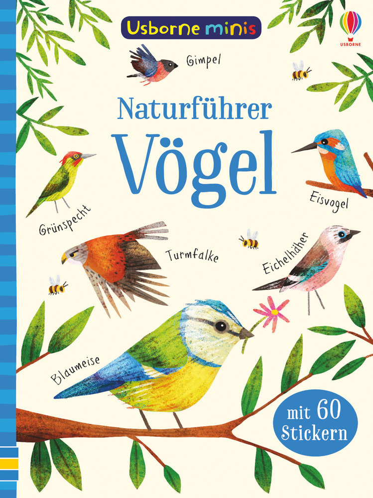 Cover: 9781789412505 | Naturführer: Vögel | Mit 60 Stickern | Kirsteen Robson (u. a.) | Buch