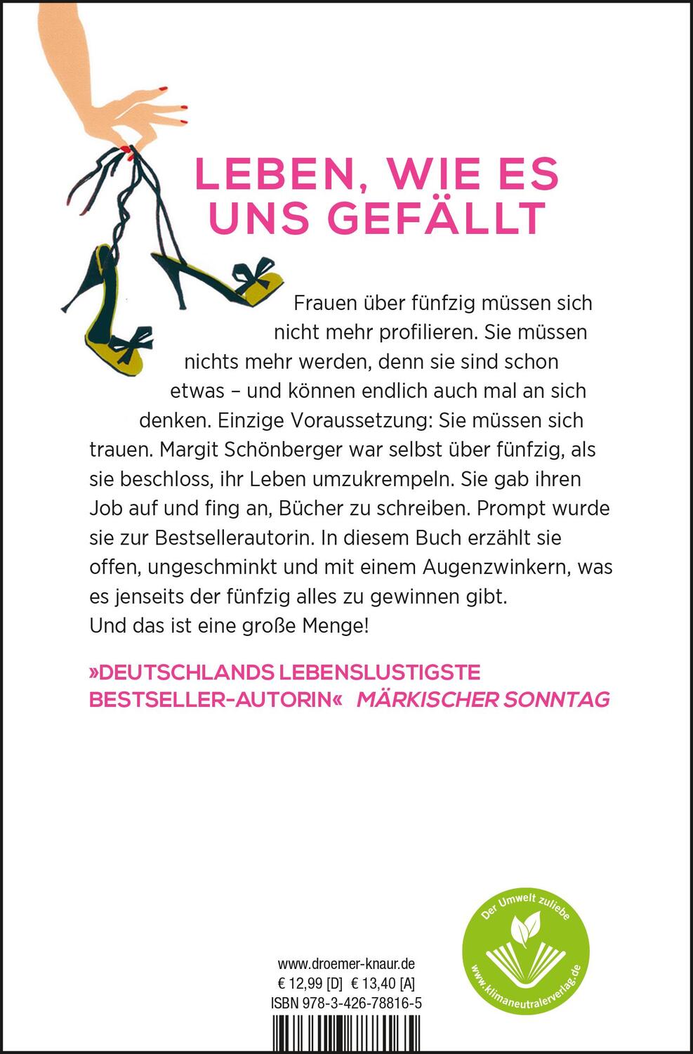 Rückseite: 9783426788165 | Don't worry, be fifty | Margit Schönberger | Taschenbuch | Paperback