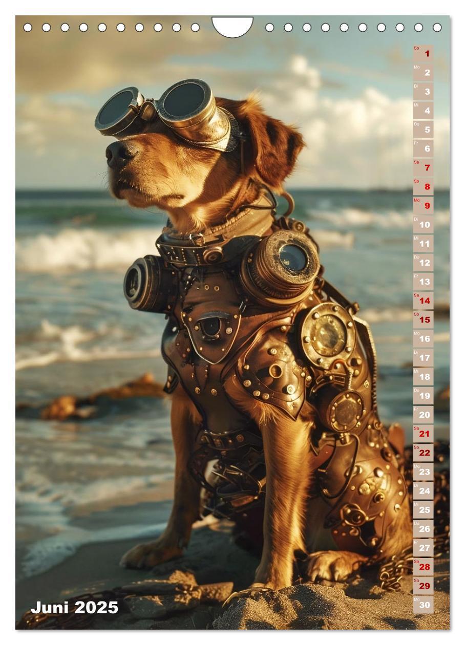 Bild: 9783435649594 | Steampunk Fauna (Wandkalender 2025 DIN A4 hoch), CALVENDO...