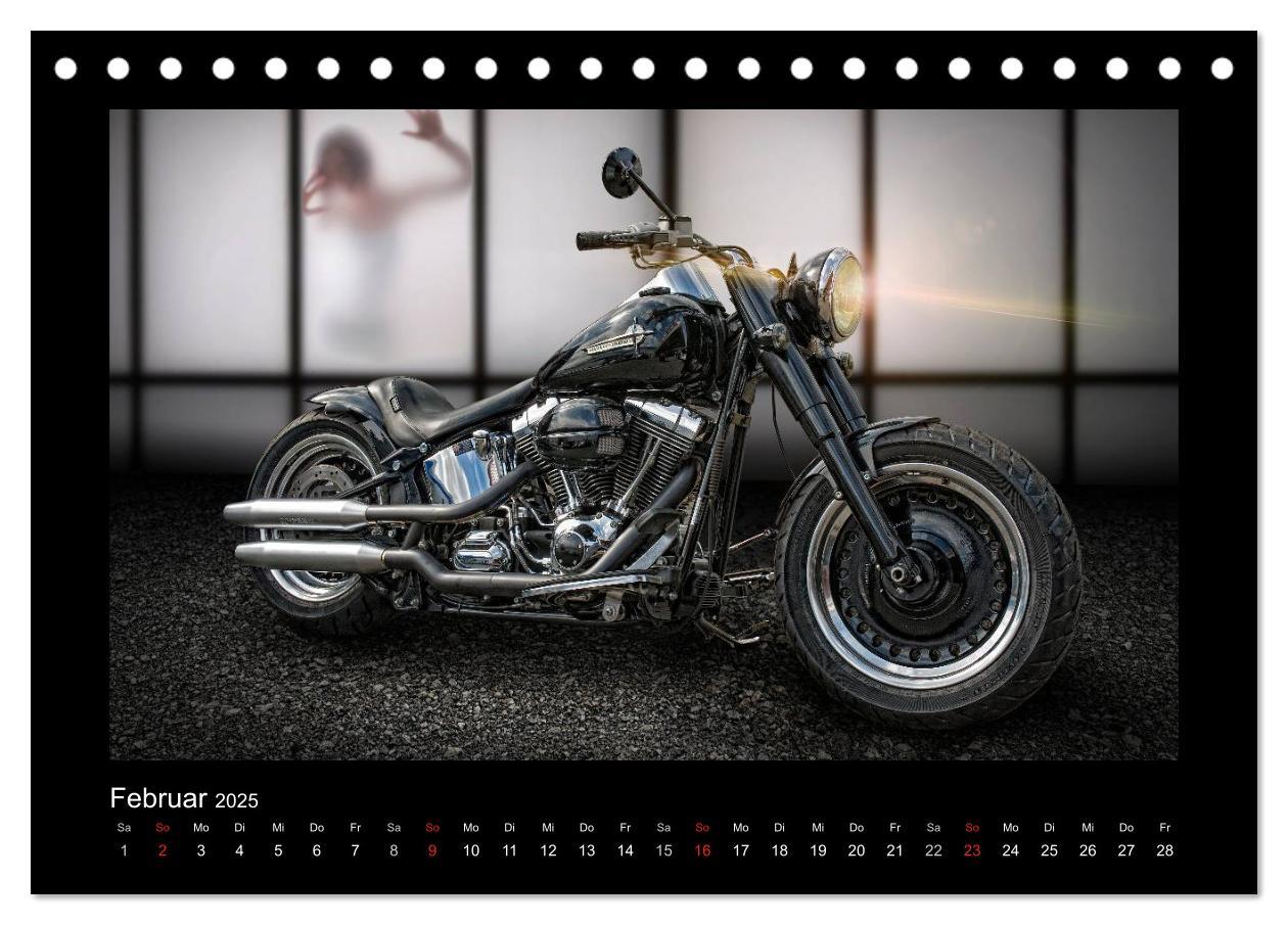 Bild: 9783435707973 | Motorrad-Träume ¿ Chopper und Custombikes (Tischkalender 2025 DIN...