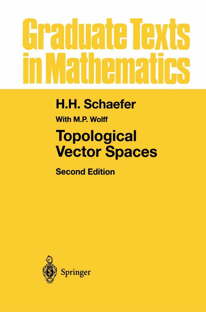 Cover: 9780387987262 | Topological Vector Spaces | H. H. Schaefer | Buch | xii | Englisch