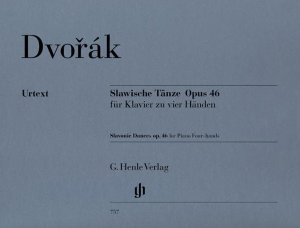 Cover: 9790201807577 | Slawische Tänze op. 46 | für Klavier zu vier Händen | Antonín Dvorák