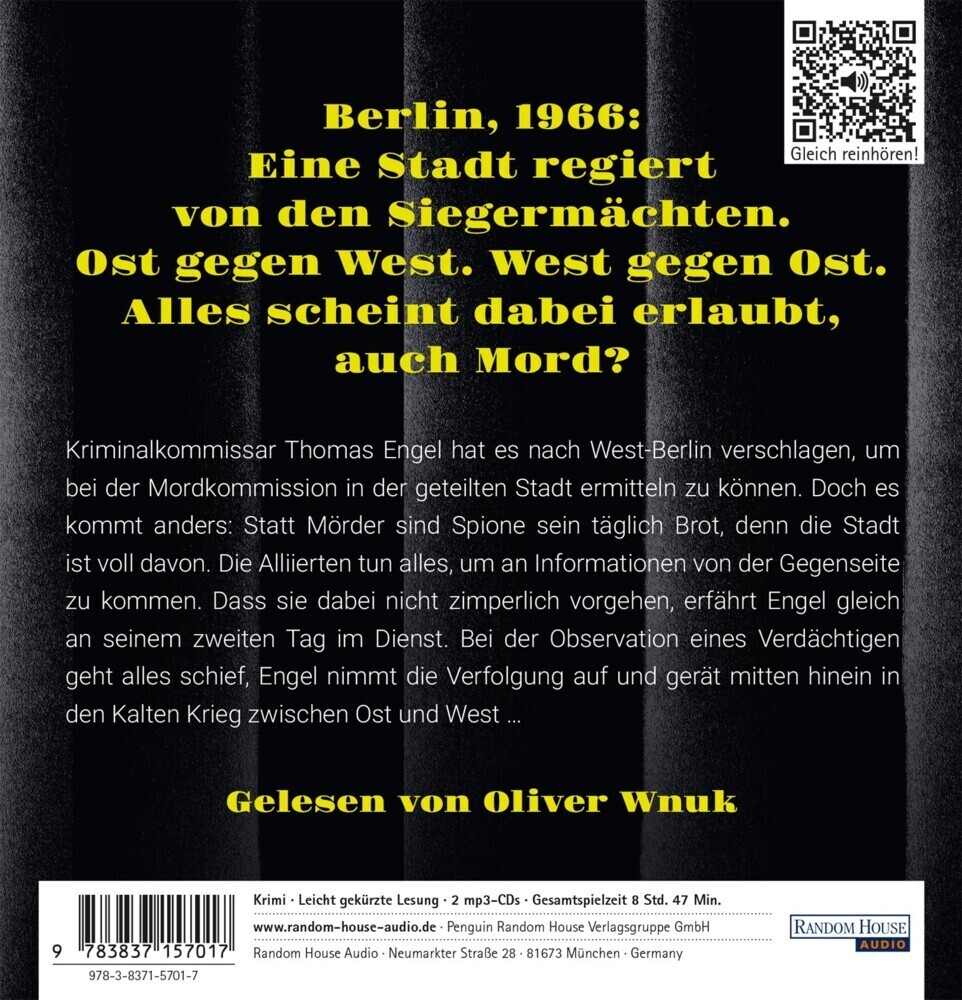 Bild: 9783837157017 | 1966 - Ein neuer Fall für Thomas Engel, 2 Audio-CD, 2 MP3 | Christos