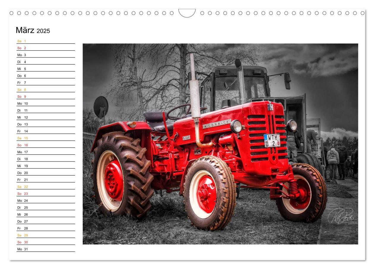 Bild: 9783435736256 | Trecker - Oldtimer / Geburtstagskalender (Wandkalender 2025 DIN A3...