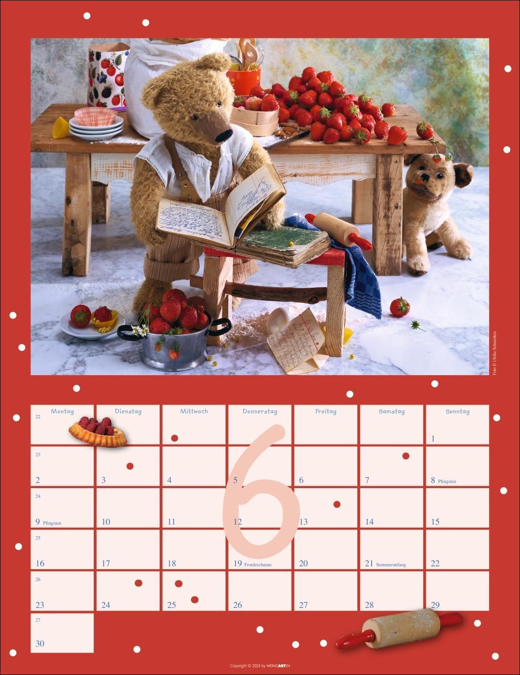 Bild: 9783839900512 | Teddybären Kalender 2025 | Kalender | Spiralbindung | 14 S. | Deutsch