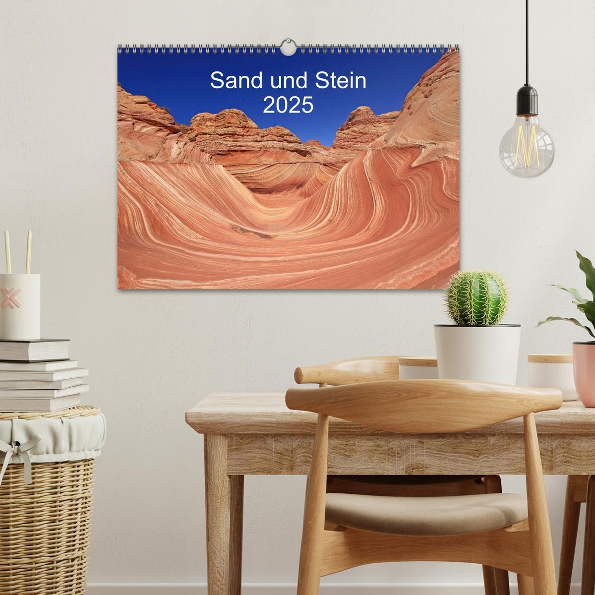 Bild: 9783435753239 | Sand und Stein 2025 (Wandkalender 2025 DIN A3 quer), CALVENDO...