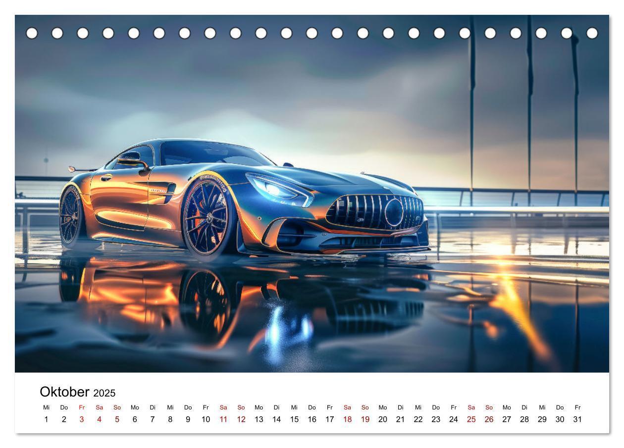 Bild: 9783383796197 | Schnelle Sportwagen (Tischkalender 2025 DIN A5 quer), CALVENDO...