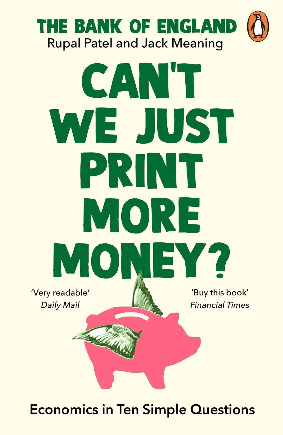 Cover: 9781847943392 | Can't We Just Print More Money? | Economics in Ten Simple Questions